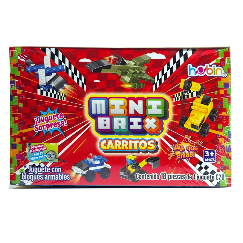 Hubin Mini Brix Carritos 18pz