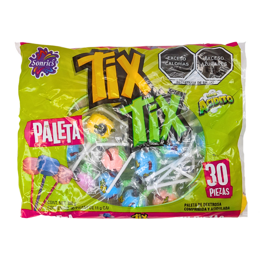 paleta de caramelo acidulado tixtix de sonrics