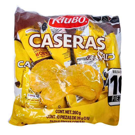 Kiubo Papas Caseras con Sal 10pz