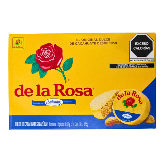 De la Rosa Mazapán Splenda Sin Azúcar 18pz