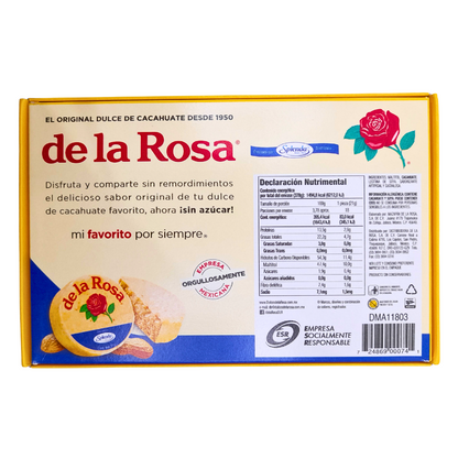 De la Rosa Mazapán Splenda Sin Azúcar 18pz