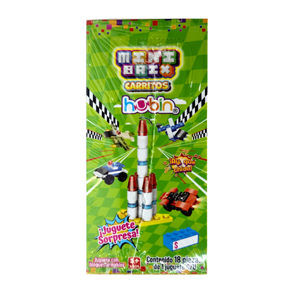 Hubin Mini Brix Carritos 18pz