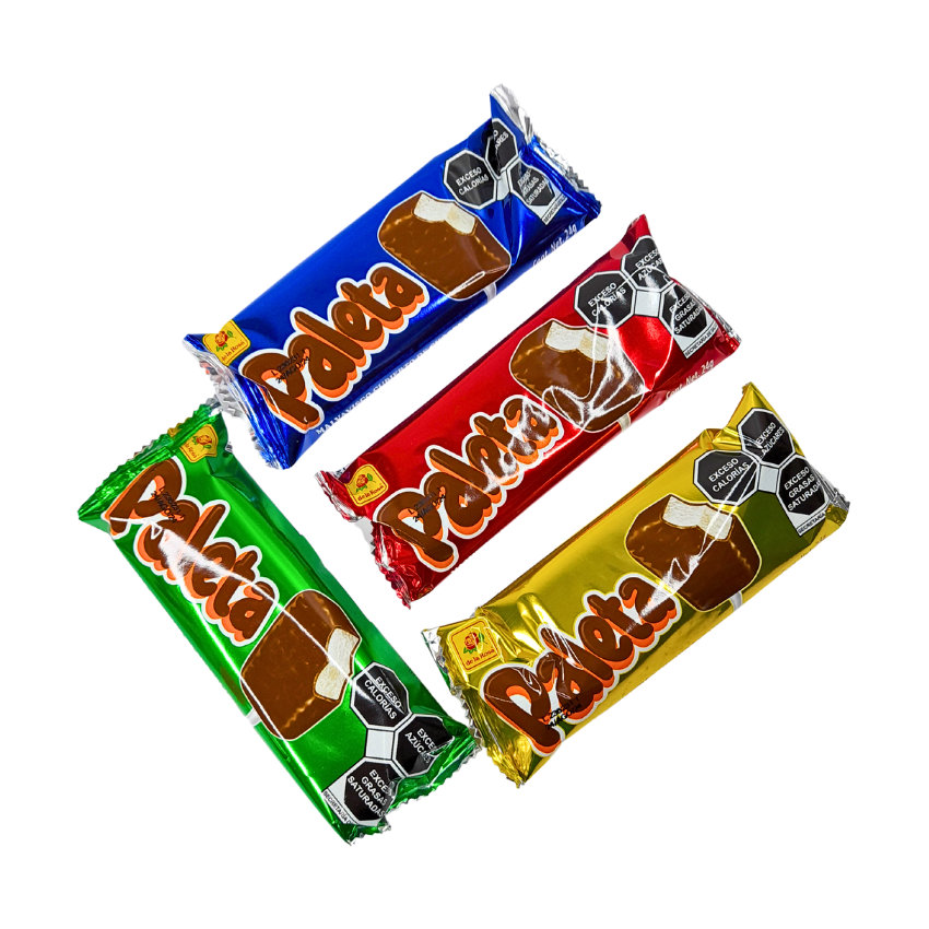 Paleta Malvavisco Chocolate de la Rosa 20pz