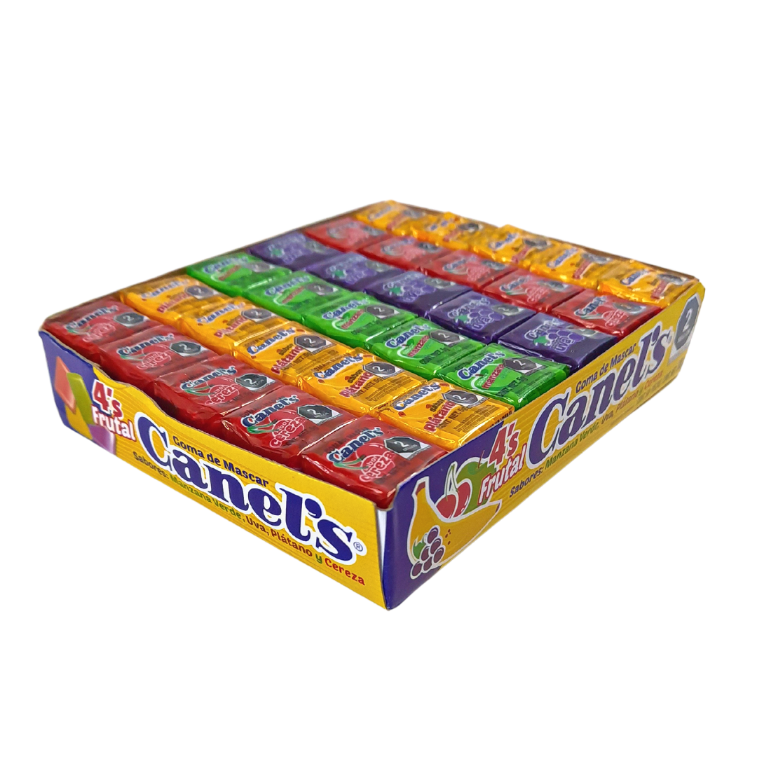 Chicles 4's Frutal 60pz | Canel's | Dulcerías y Abarroteras Vázquez