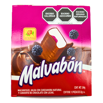 De la Rosa Malvabón Frambuesa 12pz