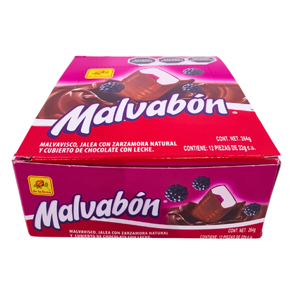 De la Rosa Malvabón Frambuesa 12pz