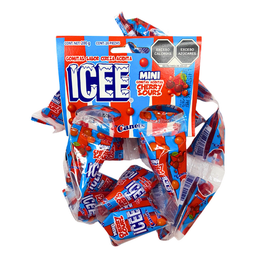 Canel’s Icee Mini Cherry Sours Tira 20pz