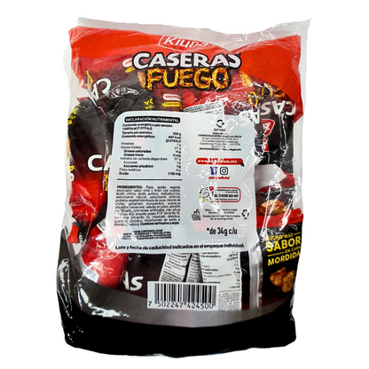 Kiubo Papas Caseras Fuego 10pz