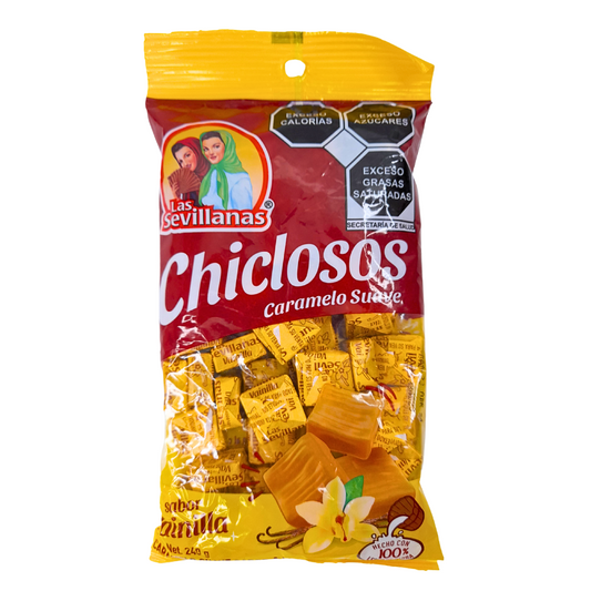 caramelo suave sabor vainilla chicloso las sevillanas