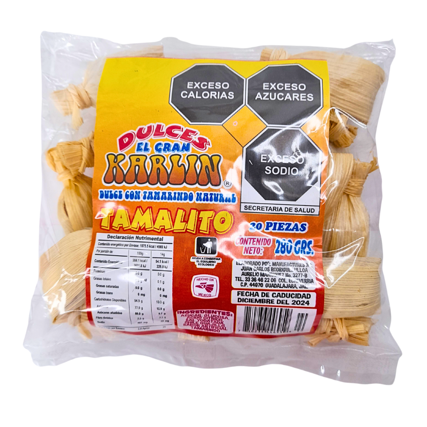 Karlin Tamalitos de Tamarindo Clásico 20pz