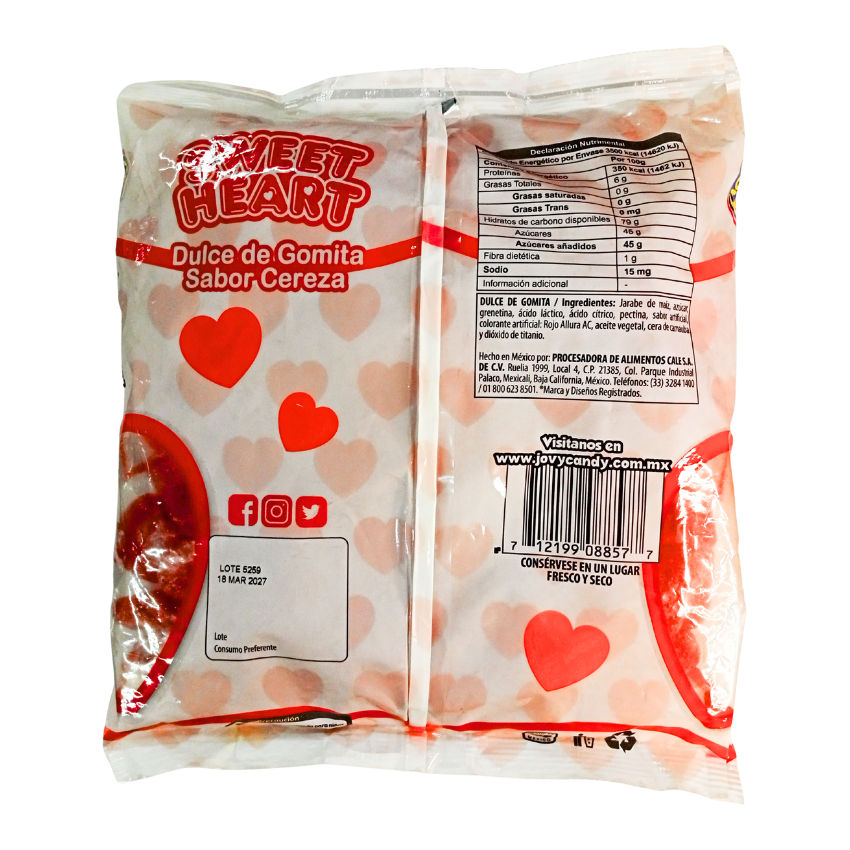 Gomitas Sweet Heart Cereza 1kg Jovy