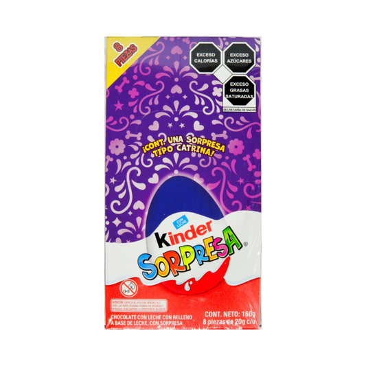 Ferrero Huevito Kinder Sorpresa Catrina 8pz