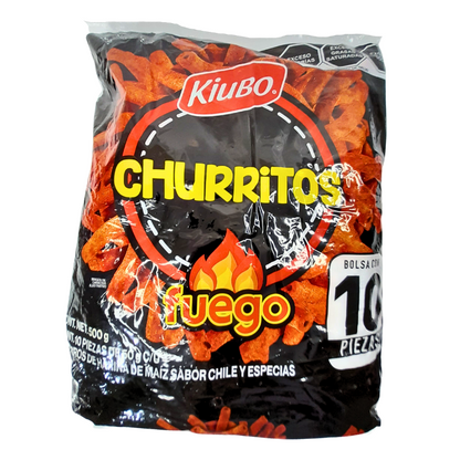 Kiubo Churritos Fuego 10pz