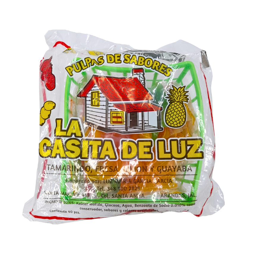 La Casita Canasta de Pulpas Frutales 40pz