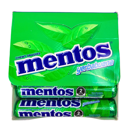 Chupa Chups Mentos Yerbabuena 12pz