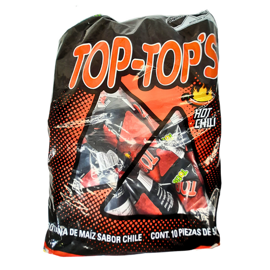 Botana Totis Mega TopTops Hot Chilli 10pz