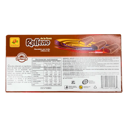 De la Rosa Chocolate Suizo Relleno 16pz