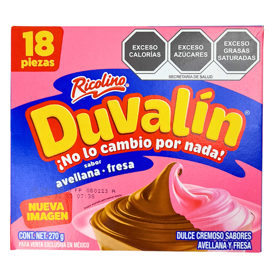 crema de caramelo con sabores combinados duvalín ricolino