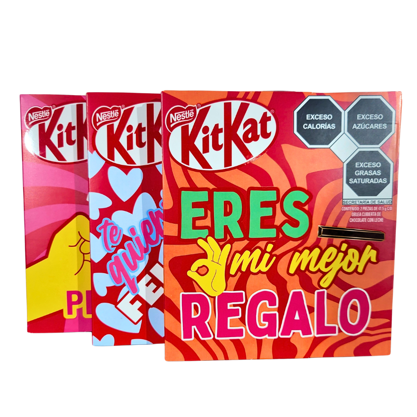 Nestlé Chocolate KitKat Regalo Enamorados 2 Piezas 41.5gr