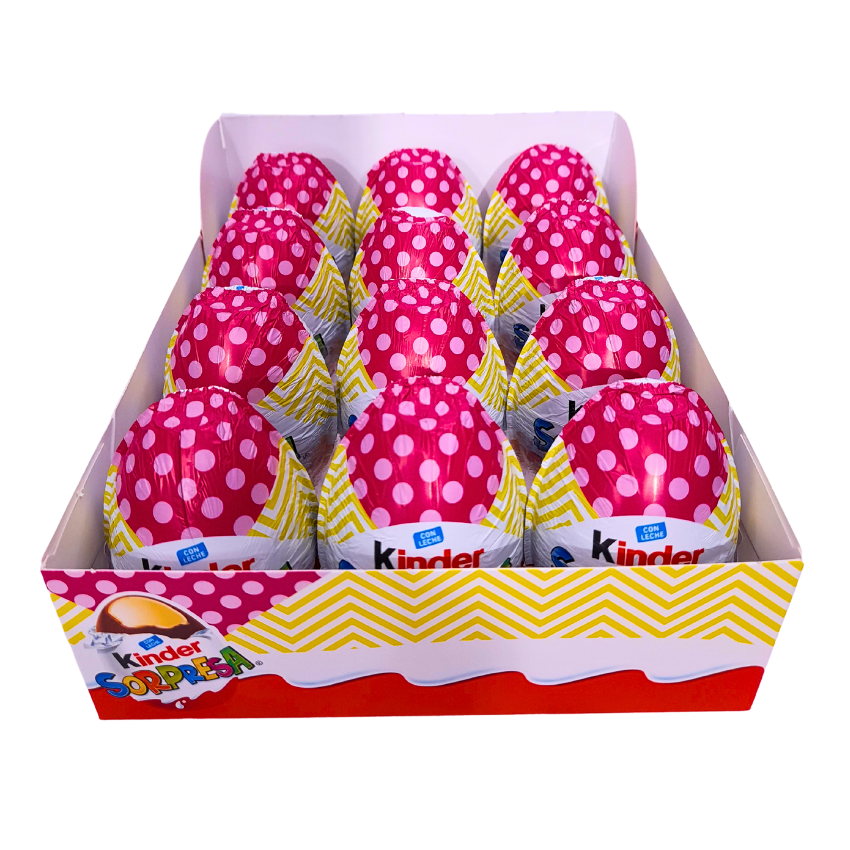 Ferrero Huevito Kinder Sorpresa Barbie 12 Piezas