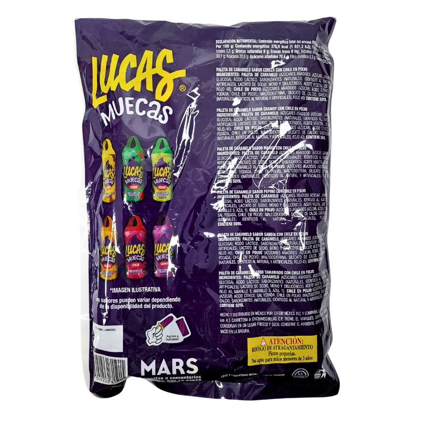 Mars Lucas Muecas Mix Surtido 10pz