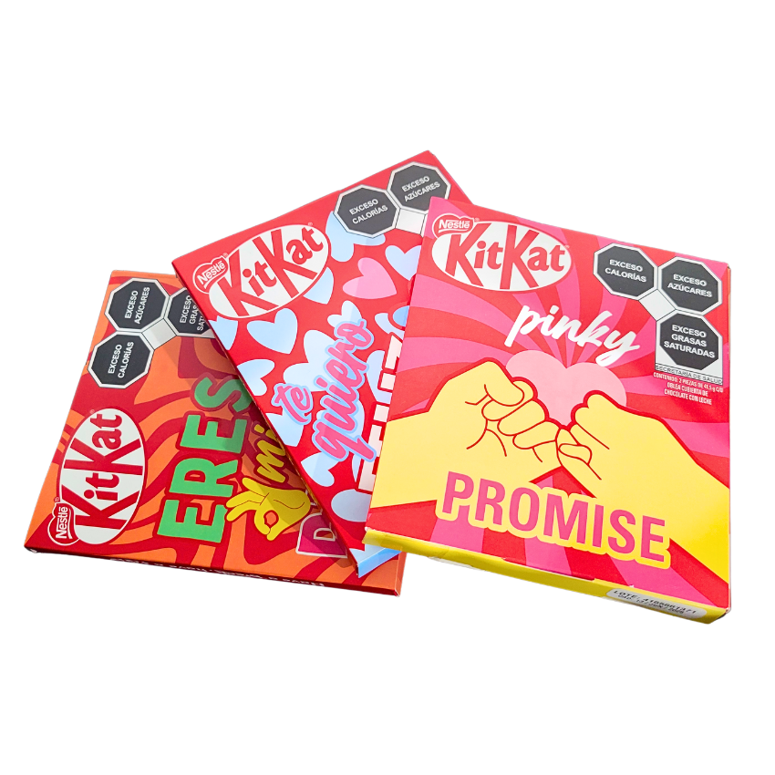 Nestlé Chocolate KitKat Regalo Enamorados 2 Piezas 41.5gr