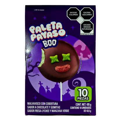Ricolino Paleta Payaso Halloween Caja con 10pz
