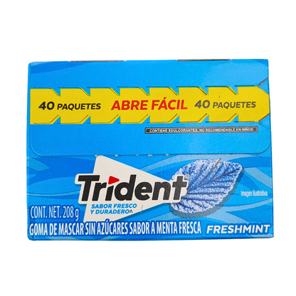 Adams Trident FreshMint 4’s Pack 40pz