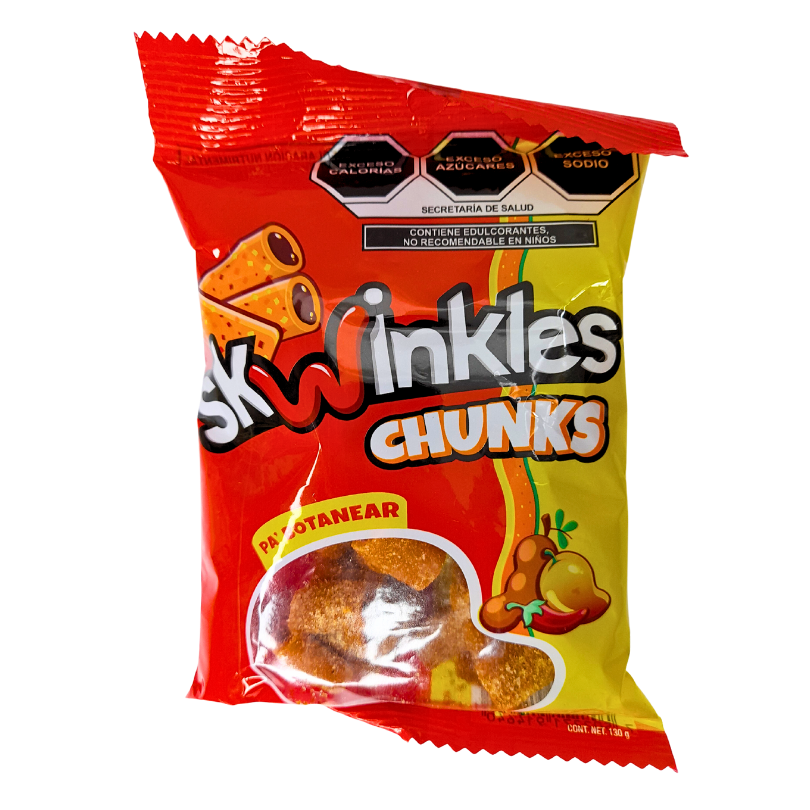 botana rellena de caramelo skwinkles chunks mars