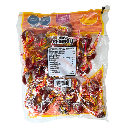 paleta de caramelo suave sabor chamoy ta-rico