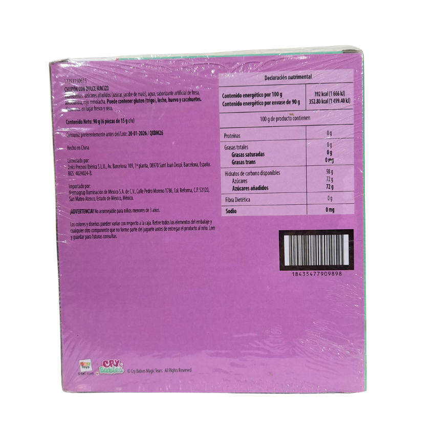 Nokis Bebés llorones Dulce Chupón 90g