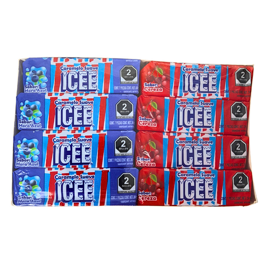 Canel’s Caramelo Suave Icee Mora Cereza 7’s Pack 24pz