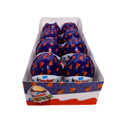 Ferrero Huevito Kinder Sorpresa Hotwheels 8 Piezas