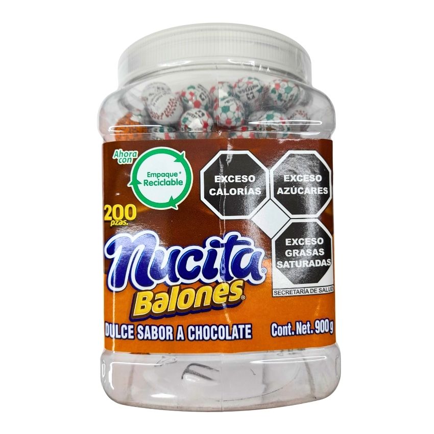 Nutresa Nucita Choco Balones 200pz