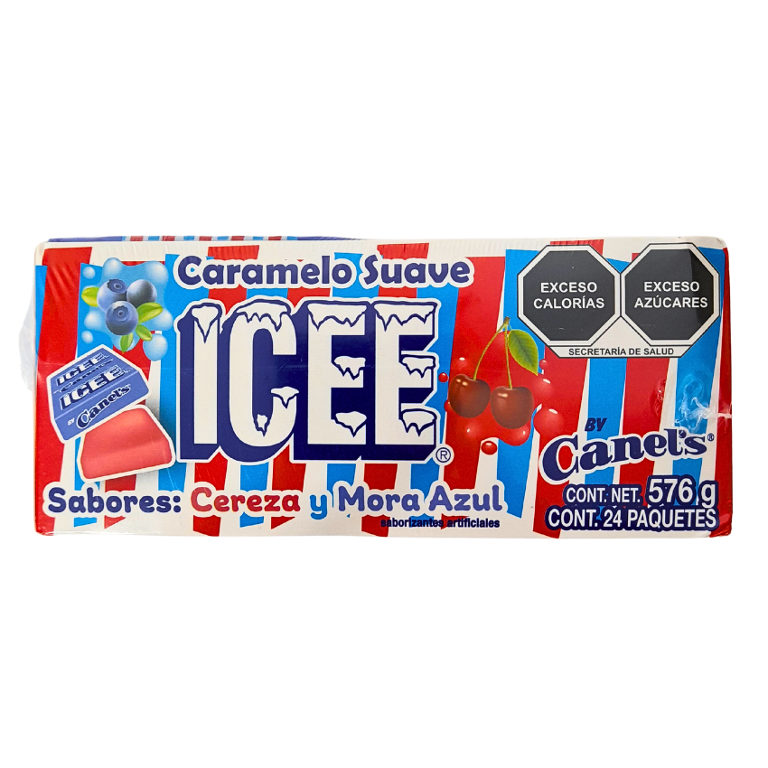 Canel’s Caramelo Suave Icee Mora Cereza 7’s Pack 24pz