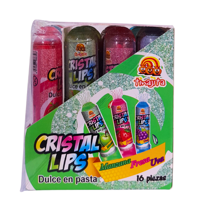 Tinajita Cristal Lips Dulce De Pasta 16pz 192g