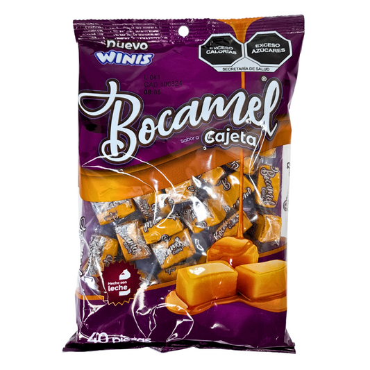 caramelo suave chicloso sabor dulce de leche bocamel cajeta winis