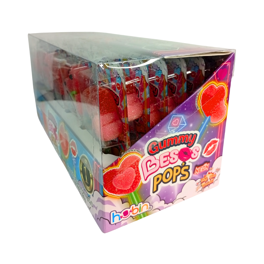 Gummy Besos Pop´s 30pz 330g Hubin