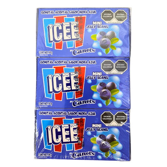 Canel’s Gomita Mini Jelly Beans Icee Mora Azul 9pz
