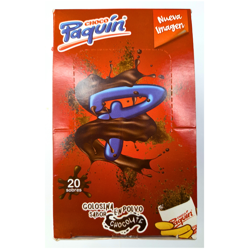 Choco Paquín Polvo Sobre 40pz | Paquín | Dulcerías Abarroteras Vázquez ...