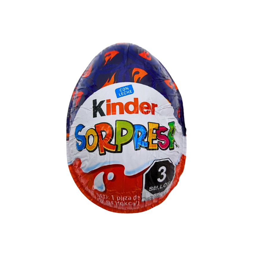 Ferrero Huevito Kinder Sorpresa Hotwheels 8 Piezas