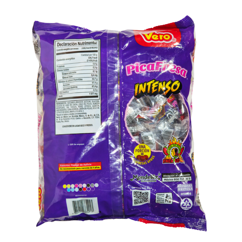 Vero Goma Pica Fresa Intenso 100 Pz