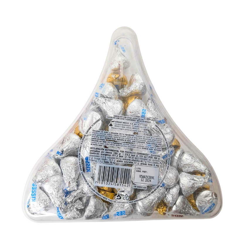 Hershey’s Kisses Chocolate con Leche y Almendras 265gr