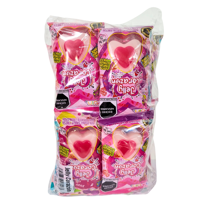 Hubin Gomita Jelly Corazón Tira 20 Piezas