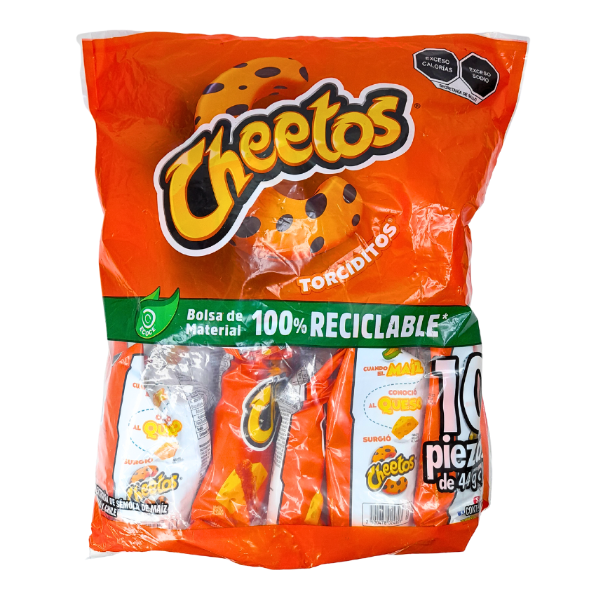 botana de harina sabor queso y chile cheetos queso sabritas