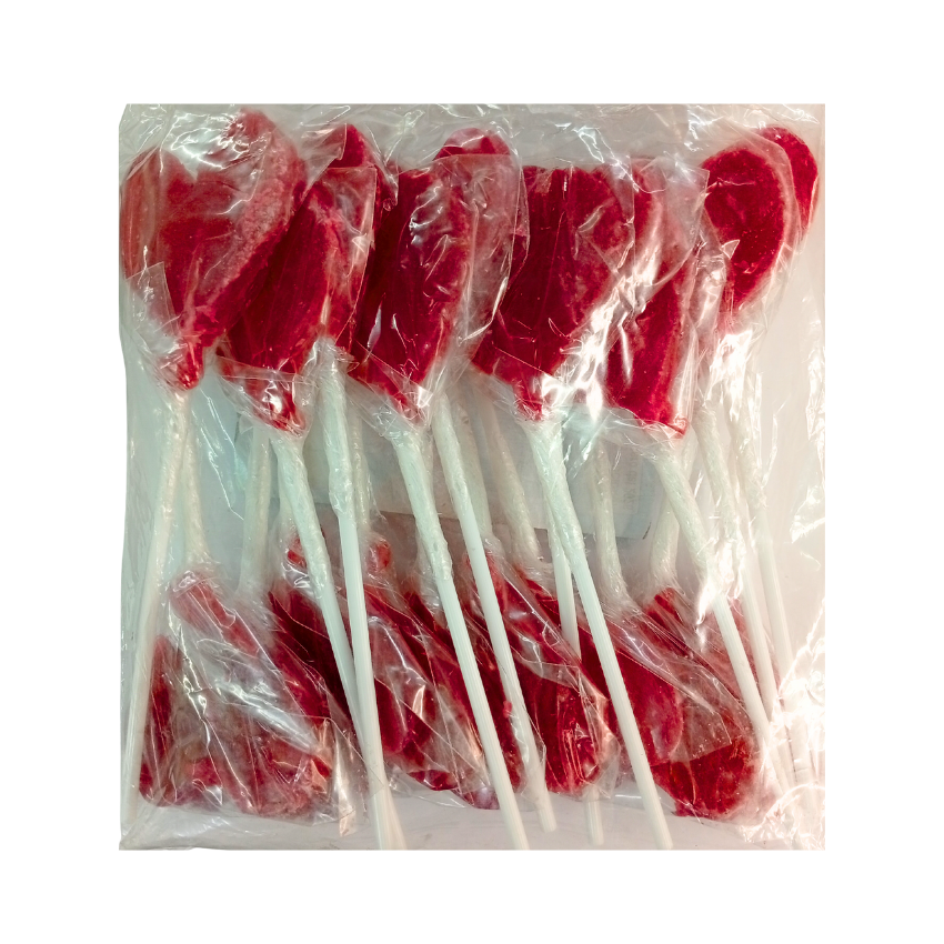 Nokis Paleta Corazón Rojo Chico 20 pz