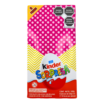 Ferrero Huevito Kinder Sorpresa Barbie 8 Piezas