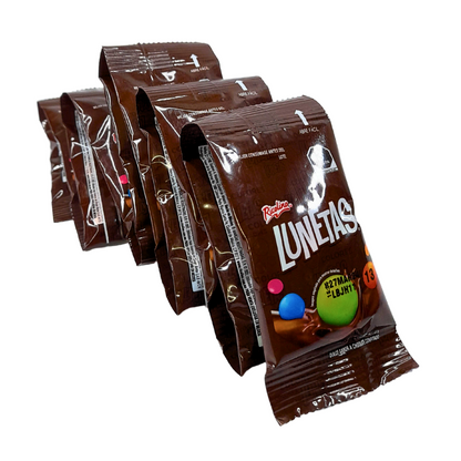 Ricolino Lunetas Chocolate Tira 10 Piezas