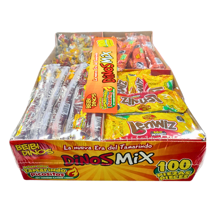 Beibi Dinos Caramelos Surtidos Tamarindo 100pz