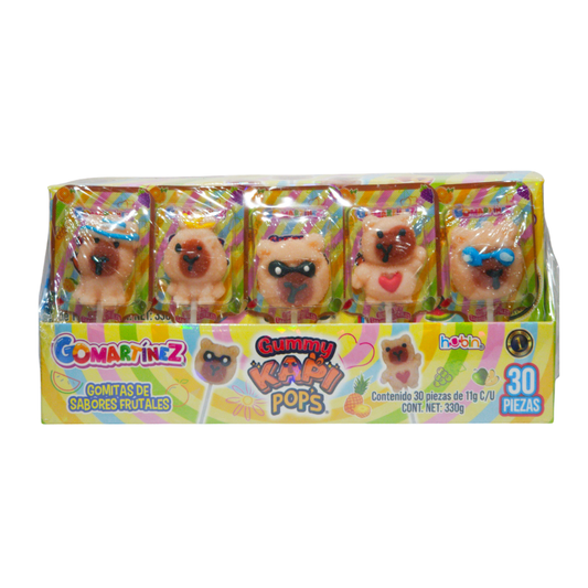Hubin Gummy Kapi Pops 30pz